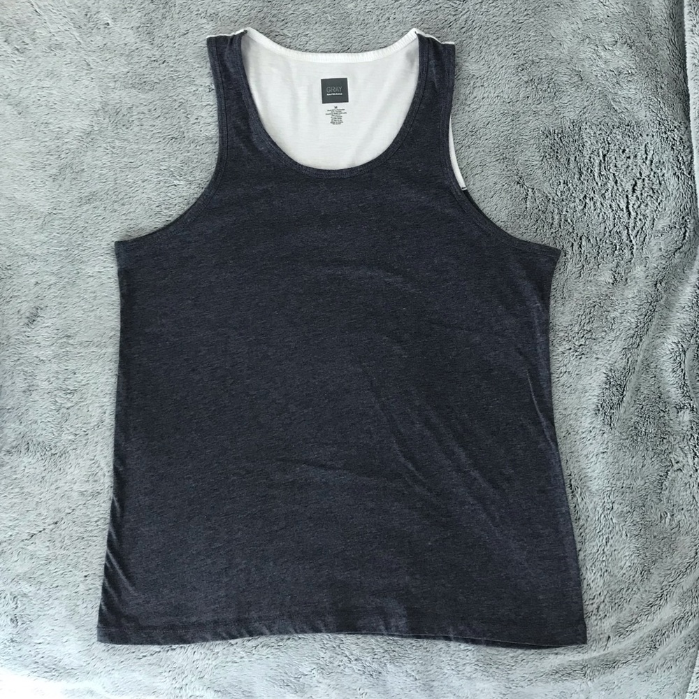 Gray Brand Saks 5th Avenue Tank